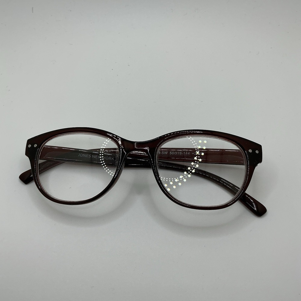 jones new york reading glasses +2.50 Brown Frames‎